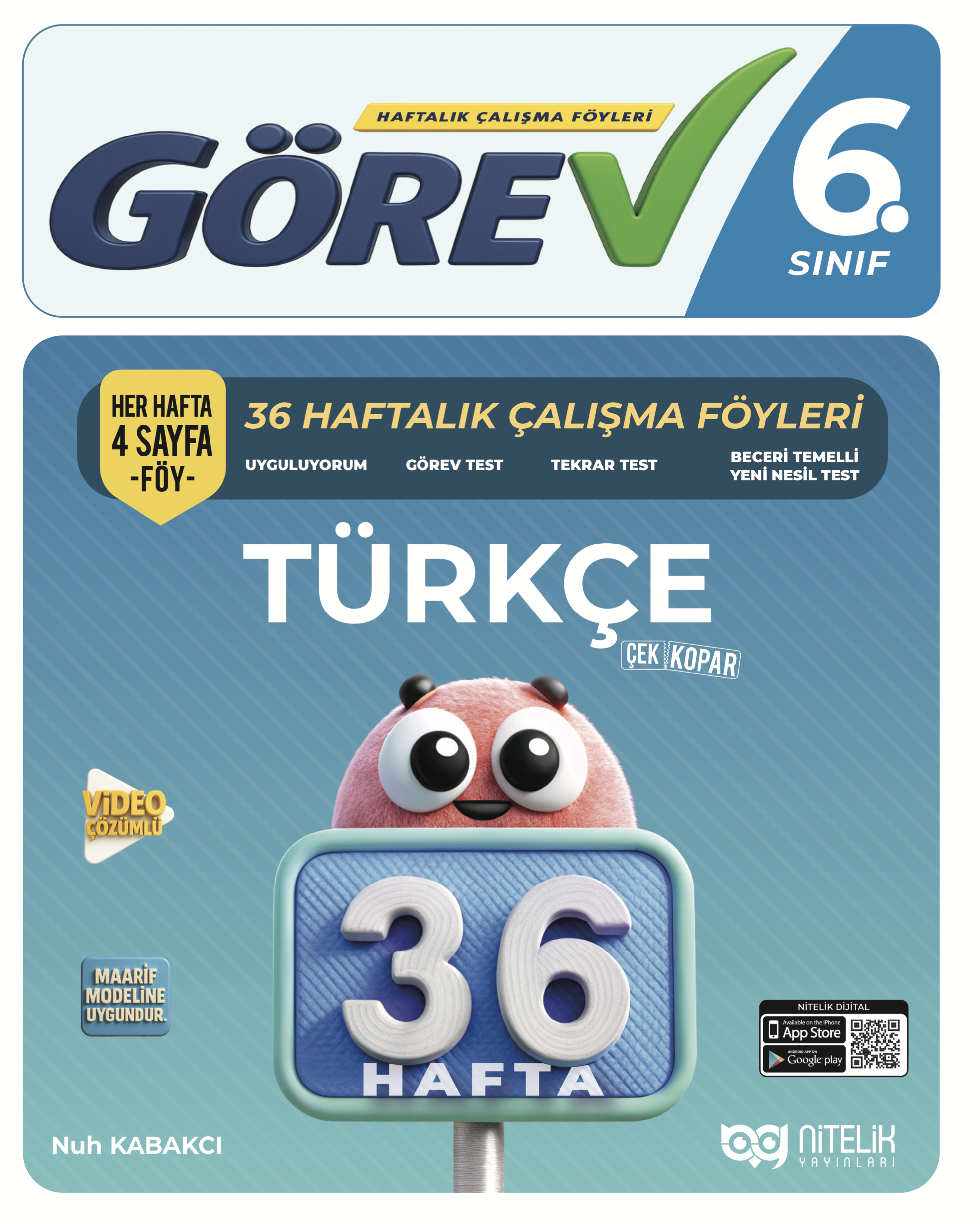 6. SINIF GÖREV TÜRKÇE HAFTALIK ÇALIŞMA FÖYLERİ